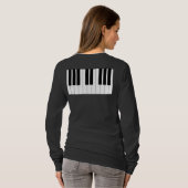 T-shirt Clavier de piano (Dos entier)