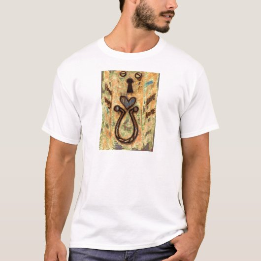 T-shirt Clavier et coeur (Devant)