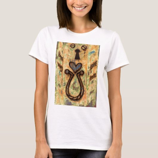 T-shirt Clavier et coeur (Devant)