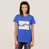 T-shirt Clavier Instruments de Musique Piano Notes d'Art (Devant entier)