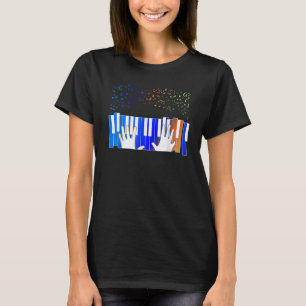 T-shirt Clavier Piano Player Musicien Clavier Clavier Gag 