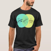 T-shirt Clavier Platypus Diagramme de Venn (Devant)