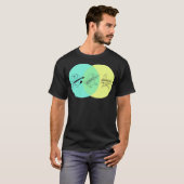 T-shirt Clavier Platypus Diagramme de Venn (Devant entier)