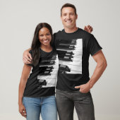 T-shirt Clavier pour piano (Unisexe)