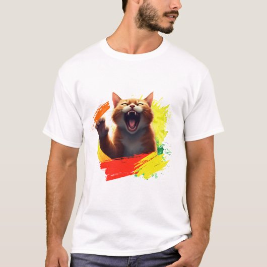 T-shirt claw diable cat (Devant)