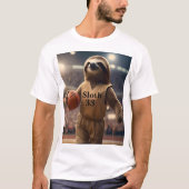 T-shirt Claw-some Hoops : Cat sans peur (Devant)