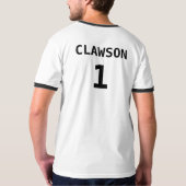 T-shirt Clawson de troy (Dos entier)