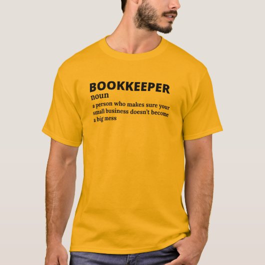 T-shirt Clé Bookkeeper Pro Definition Tee (Devant)