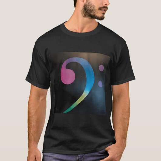 T-shirt Clé de fa (Devant)