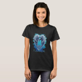 T-shirt Clé de la torche moyenne Floride Vacances Mignons  (Devant entier)