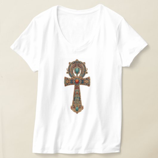 T-shirt Clé de la vie  (Poser)