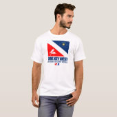 T-shirt Clé de plongée West Apparence (Devant entier)