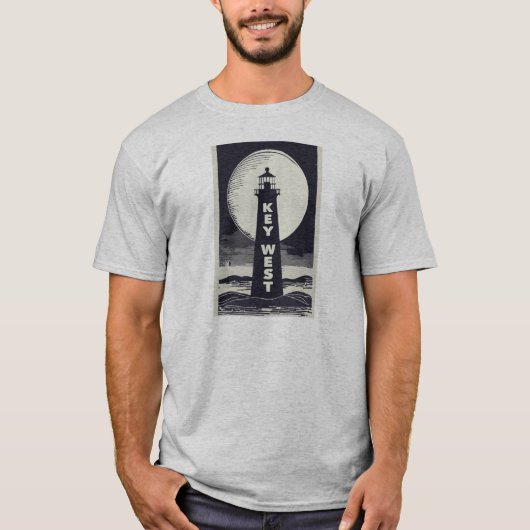 T-shirt Clé West Lighthouse Moon (Devant)