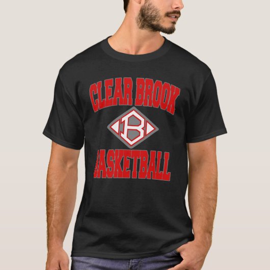 T-shirt Clear Brook Wolverines Basketball (Devant)