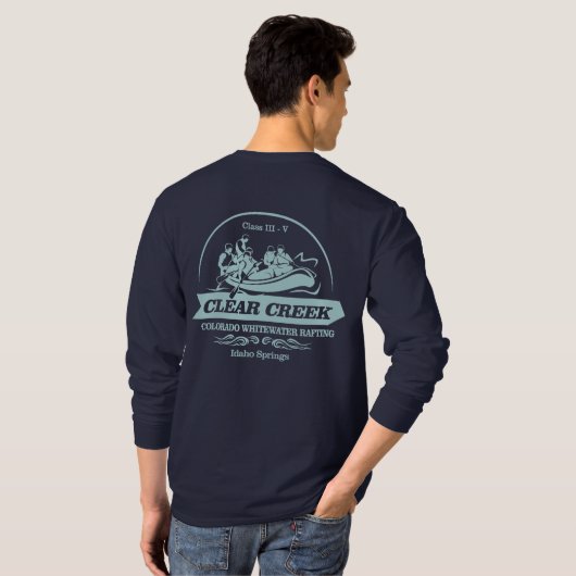T-shirt Clear Creek (rafting2) (Dos entier)