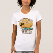 T-shirt ClearWater Beach Florida Summer Time (Devant)
