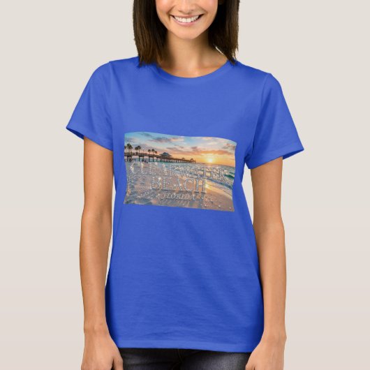 T-Shirt Clearwater Beach Floride (Devant)