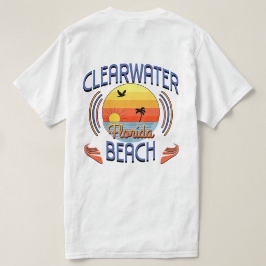 T-shirt Clearwater Beach, Floride (Design dos)