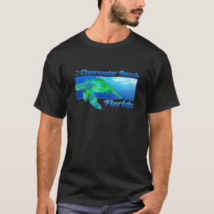 T-shirt Clearwater Beach Floride Natation Tortue