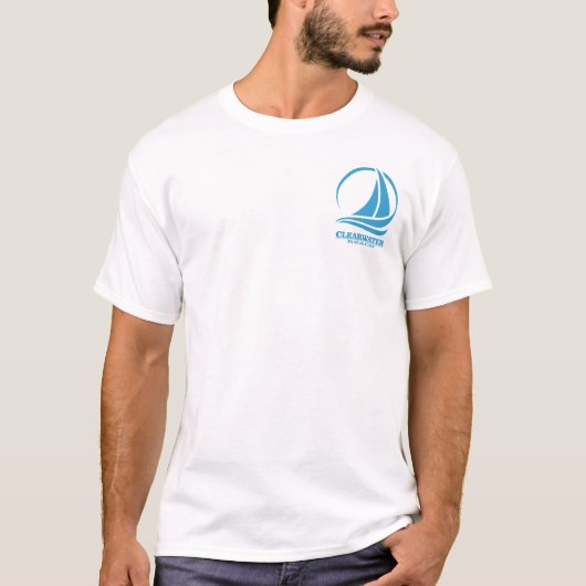 T-shirt Clearwater Beach (tortue de mer) (Devant)