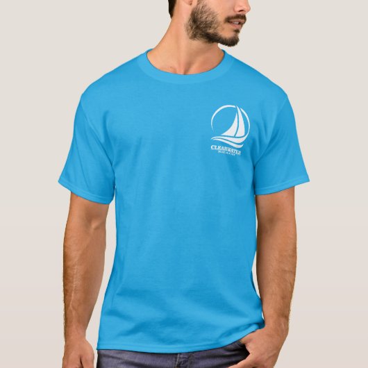 T-shirt Clearwater Beach (tortue de mer) (Devant)