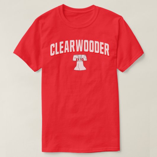 T-shirt Clearwooder Philly Funny Baseball Clearwater FL S (Design devant)