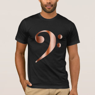 T-shirt Clef basse de cuivre