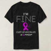 T-shirt Cleft Lip and Palate Warrier  (Design devant)