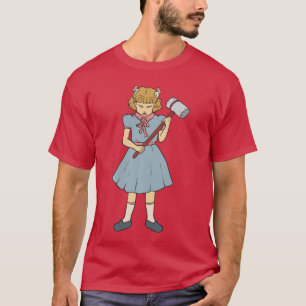 T-shirt Clementine fille au marteau Gothique Punk Rock Got