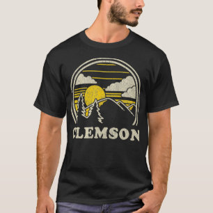 T-shirt Clemson South olina SC Vintage Randonnées Mountain