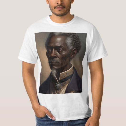 T-shirt Cleon portrait peinture (Devant)