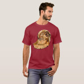 T-shirt Cleoniceras Cleon Ammonite Fossil (Devant entier)
