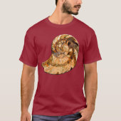 T-shirt Cleoniceras Cleon Ammonite Fossil (Devant)