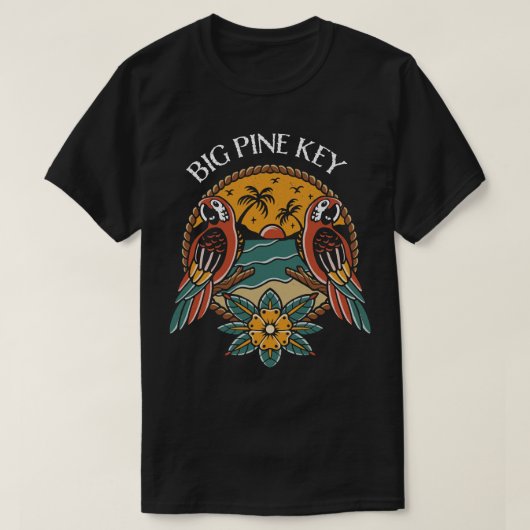 T-shirt Clés de Floride Big Pine Key (Design devant)