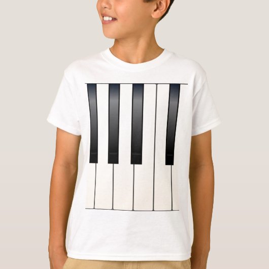 T-shirt Clés de piano (Devant)