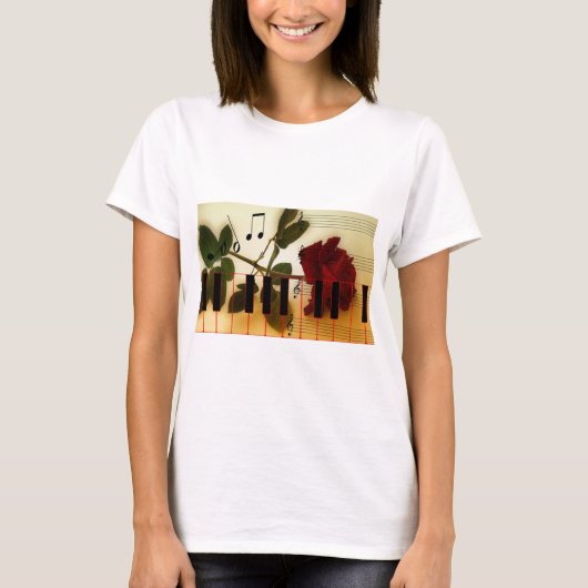 T-shirt Clés musicales de Panio (Devant)