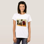 T-shirt Clés musicales de Panio (Devant entier)