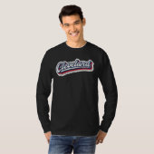 T-shirt Cleveland Baseball Throwback u2013 Classic Retro V (Devant entier)
