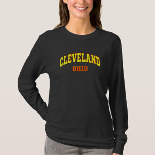 T-shirt Cleveland État De L'Ohio Sportif Esthétique Clevel