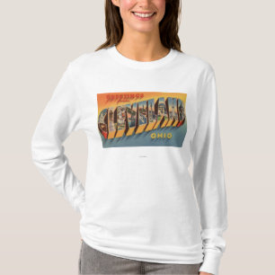 T-shirt Cleveland, Ohio - grandes scènes 2 de lettre