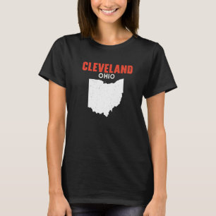 T-shirt CLEVELAND Ohio USA State America Travel Ohioan