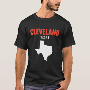 T-shirt Cleveland Texas USA State America Travel Texas