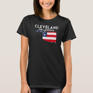 T-shirt Cleveland USA State America Travel Oklahoman Premi