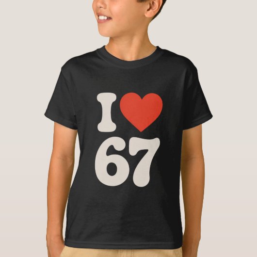 T-shirt Clic 67 Meme - J'adore Six Sept (Devant)