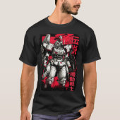 T-shirt Clic Japanese Legendary Mecha Warrior Robot  (Devant)