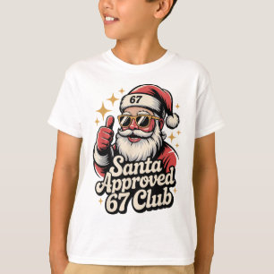 T-shirt Clic Noël 67 Santa Meme - Retro Santa Approuve