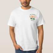 T-SHIRT CLIENT SIMPLE CONTEMPORAIN PROPRE BLANC MODE (Devant)