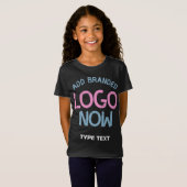T-Shirt CLIENT SIMPLE CONTEMPORAIN PROPRE NOIR MODE (Devant entier)