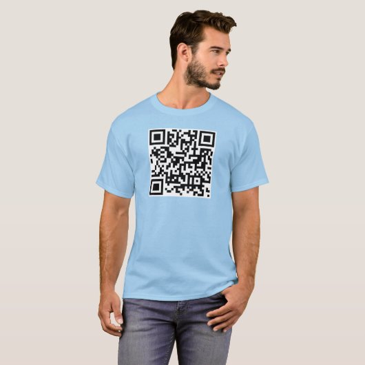 T-shirt Clientèle Code QR Code Barcode Femme Hommes Unisex (Devant entier)