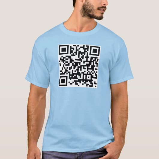 T-shirt Clientèle Code QR Code Barcode Femme Hommes Unisex (Devant)